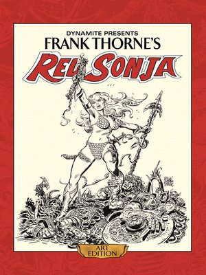 cover image of Frank Thorne's Red Sonja: Art Edition, Volume 1